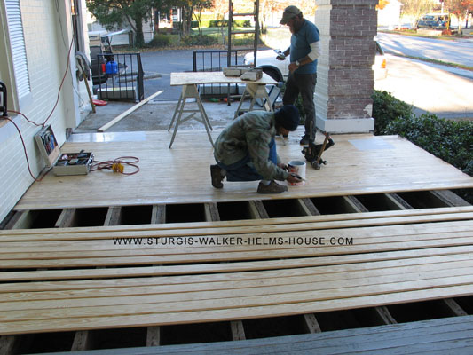 Front Porch Flooring